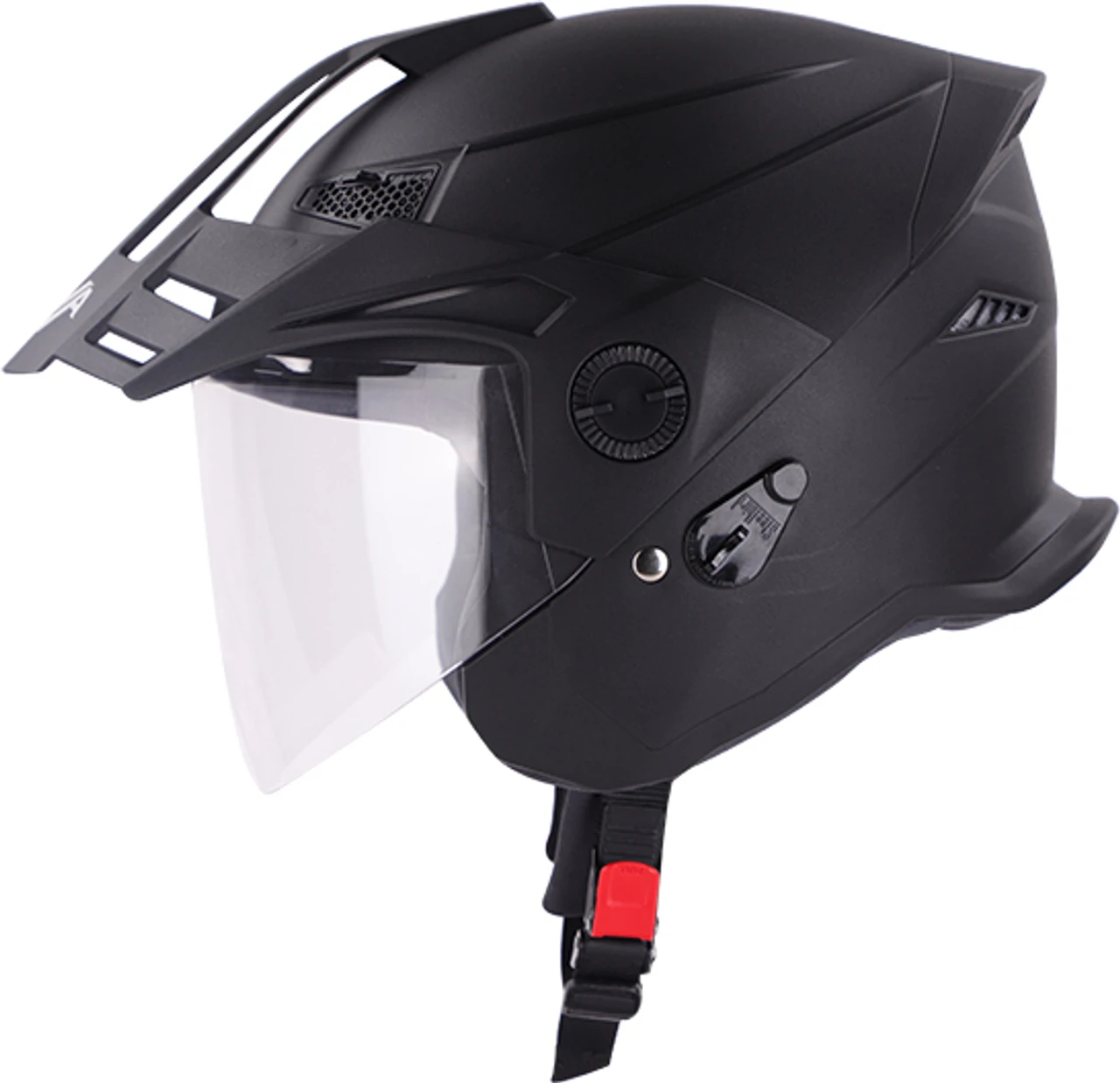 STEELBIRD SBH-23 AVA DASHING WITH PEAK BLACK C/V (M) STEELBIRD SBH-23 AVA DASHING WITH PEAK BLACK C/V (M)