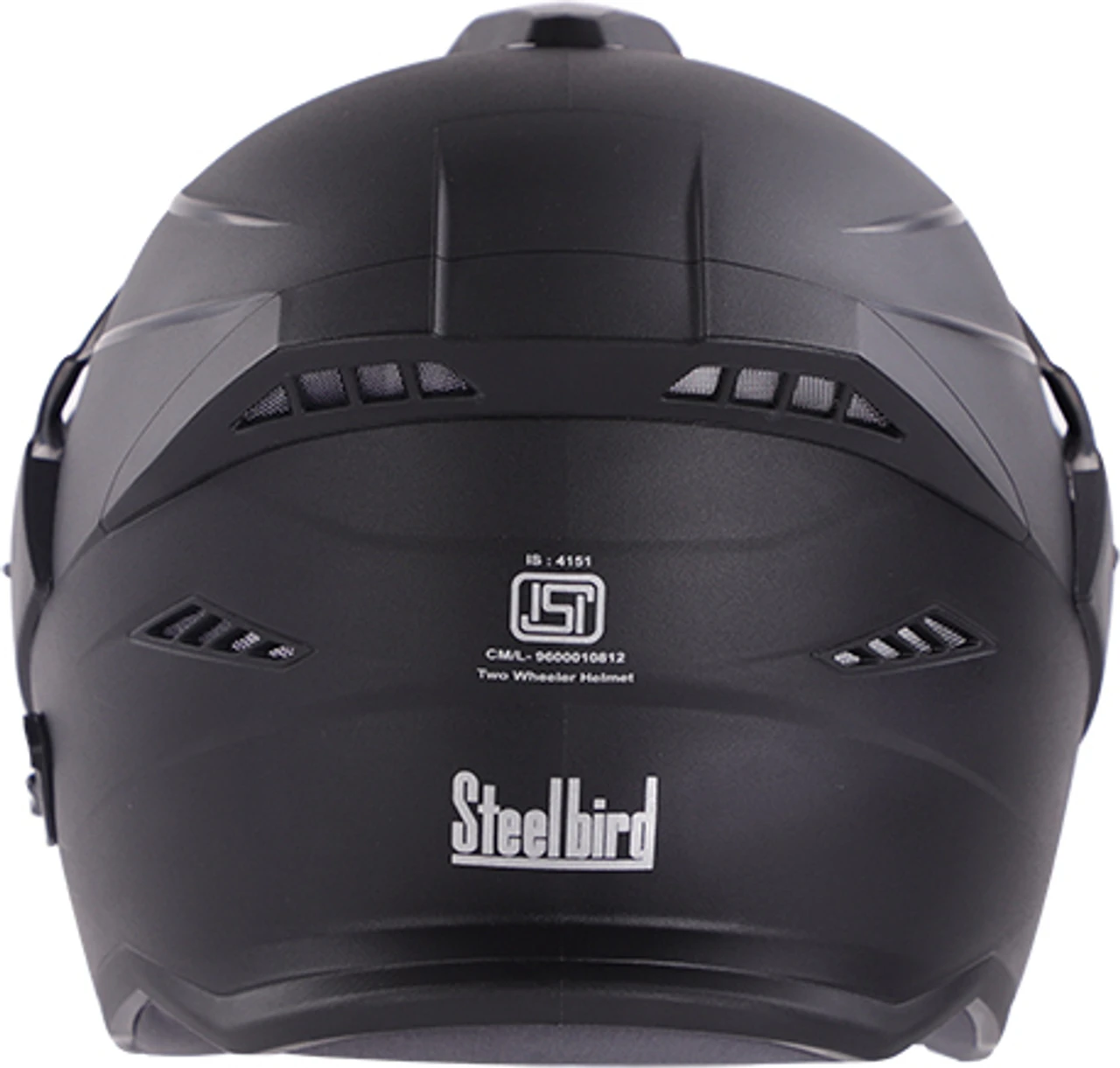 STEELBIRD SBH-23 AVA DASHING WITH PEAK BLACK C/V (M) STEELBIRD SBH-23 AVA DASHING WITH PEAK BLACK C/V (M)