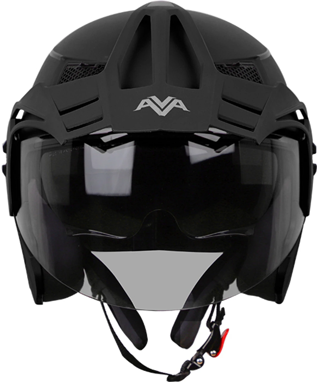 STEELBIRD SBH-23 ISS AVA MATT BLACK WITH PEAK C/V (L) STEELBIRD SBH-23 ISS AVA MATT BLACK WITH PEAK C/V (L)