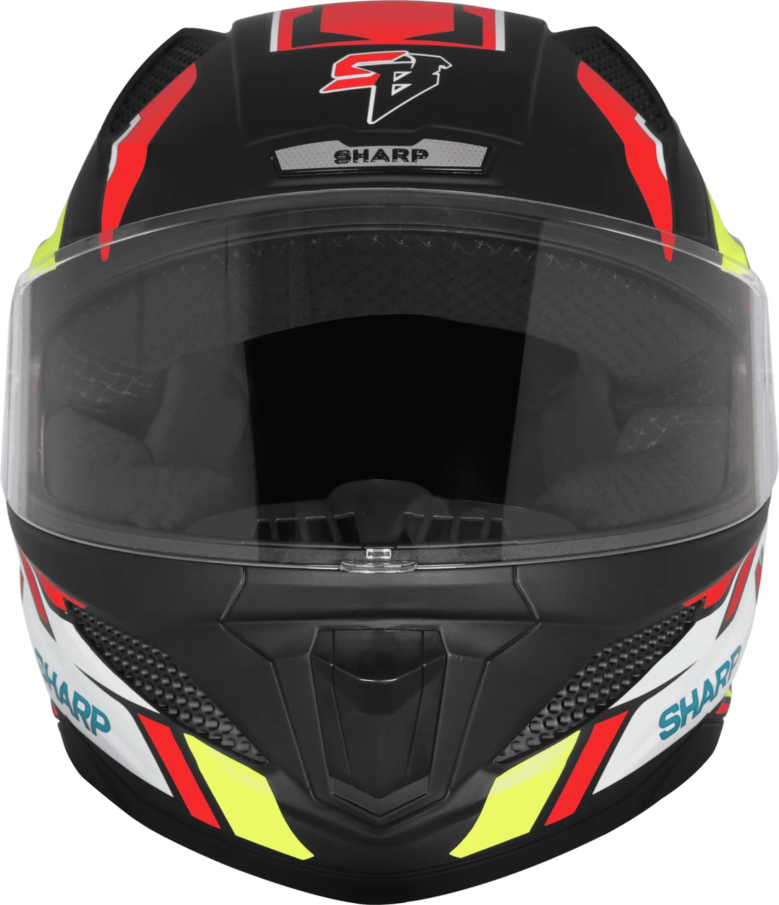 STEELBIRD SBH-25 ISS SHARP SPIKY MATT BLACK/RED C/V 580 MM