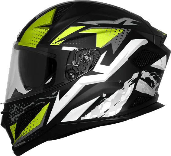 STEELBIRD SBH-25 SHARP ISS ALBUS GLOSSY BLACK/GREY NEON C/V 600 MM STEELBIRD SBH-25 SHARP ISS ALBUS GLOSSY BLACK/GREY NEON C/V 600 MM