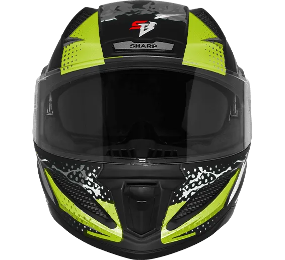 STEELBIRD SBH-25 SHARP ISS ALBUS GLOSSY BLACK/GREY NEON C/V 600 MM STEELBIRD SBH-25 SHARP ISS ALBUS GLOSSY BLACK/GREY NEON C/V 600 MM
