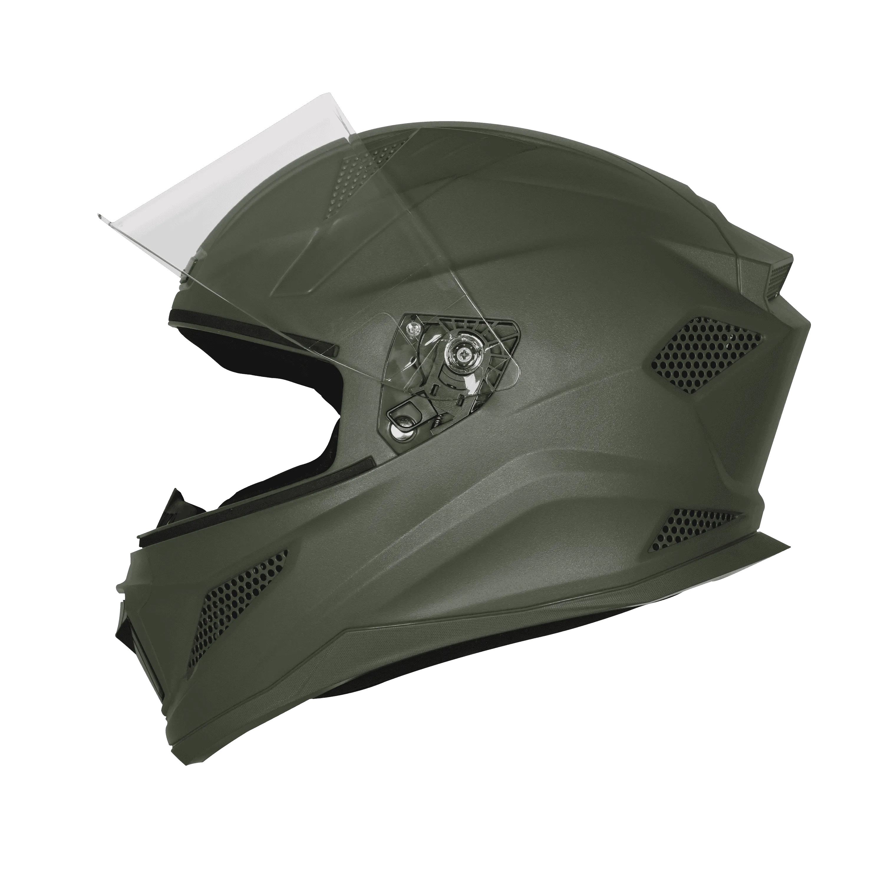 STEELBIRD SBH-25 SHARP DASHING BATTLE GREEN C/V 580 MM STEELBIRD SBH-25 SHARP DASHING BATTLE GREEN C/V 580 MM