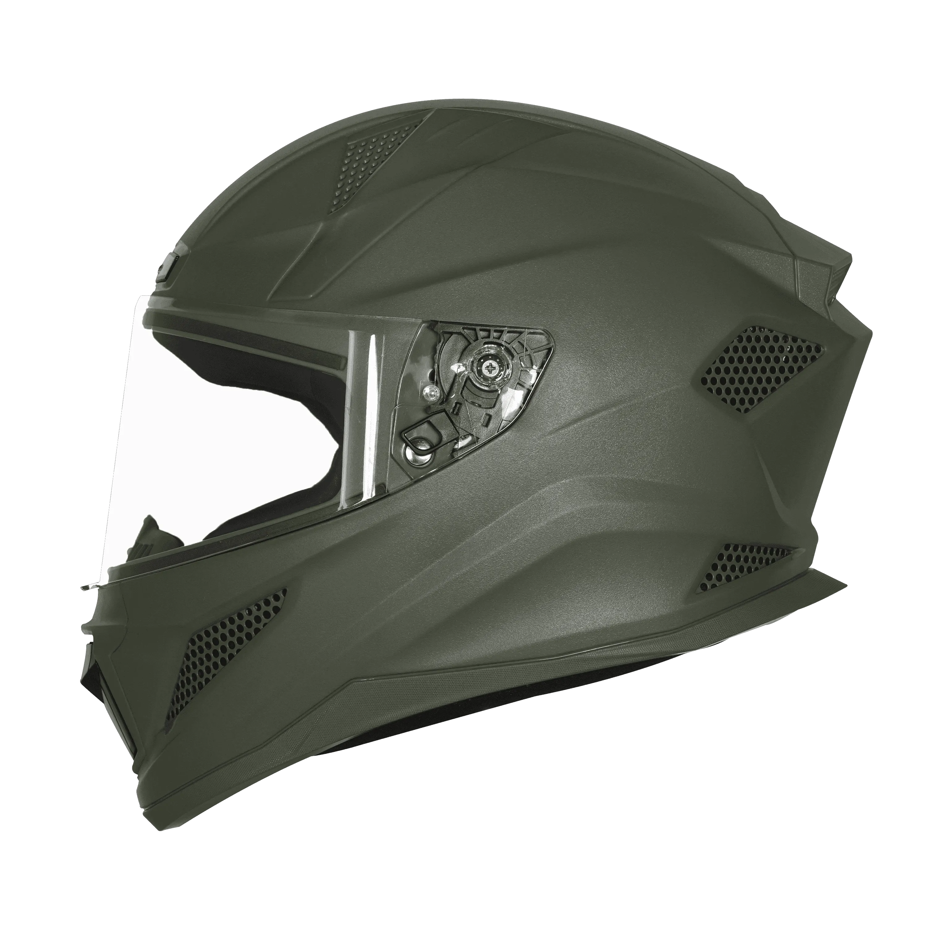 STEELBIRD SBH-25 SHARP DASHING BATTLE GREEN C/V 580 MM STEELBIRD SBH-25 SHARP DASHING BATTLE GREEN C/V 580 MM