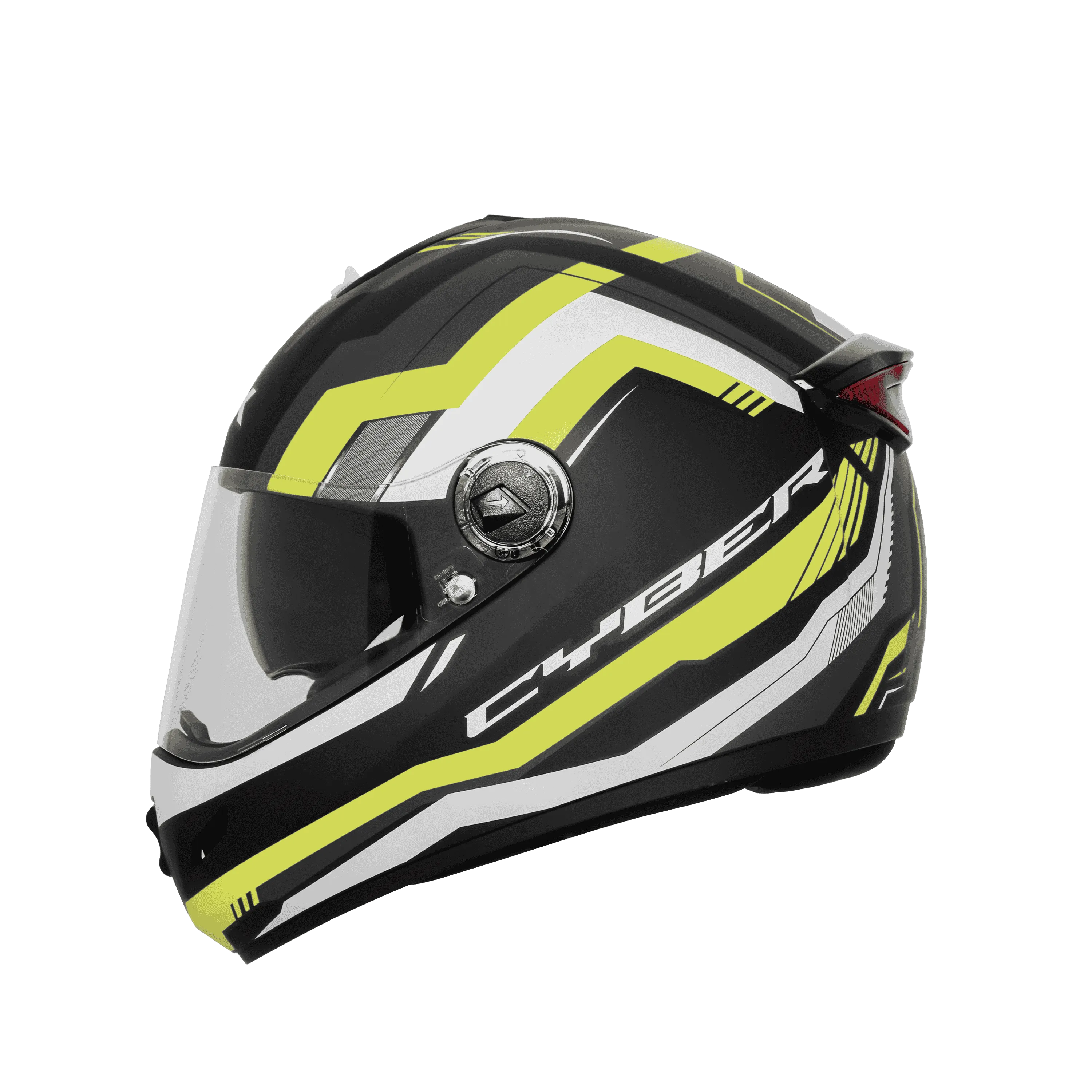 STEELBIRD SBH-34 ROX ISS RF CYBER MATT BLACK/NEON C/V 580 MM (M)