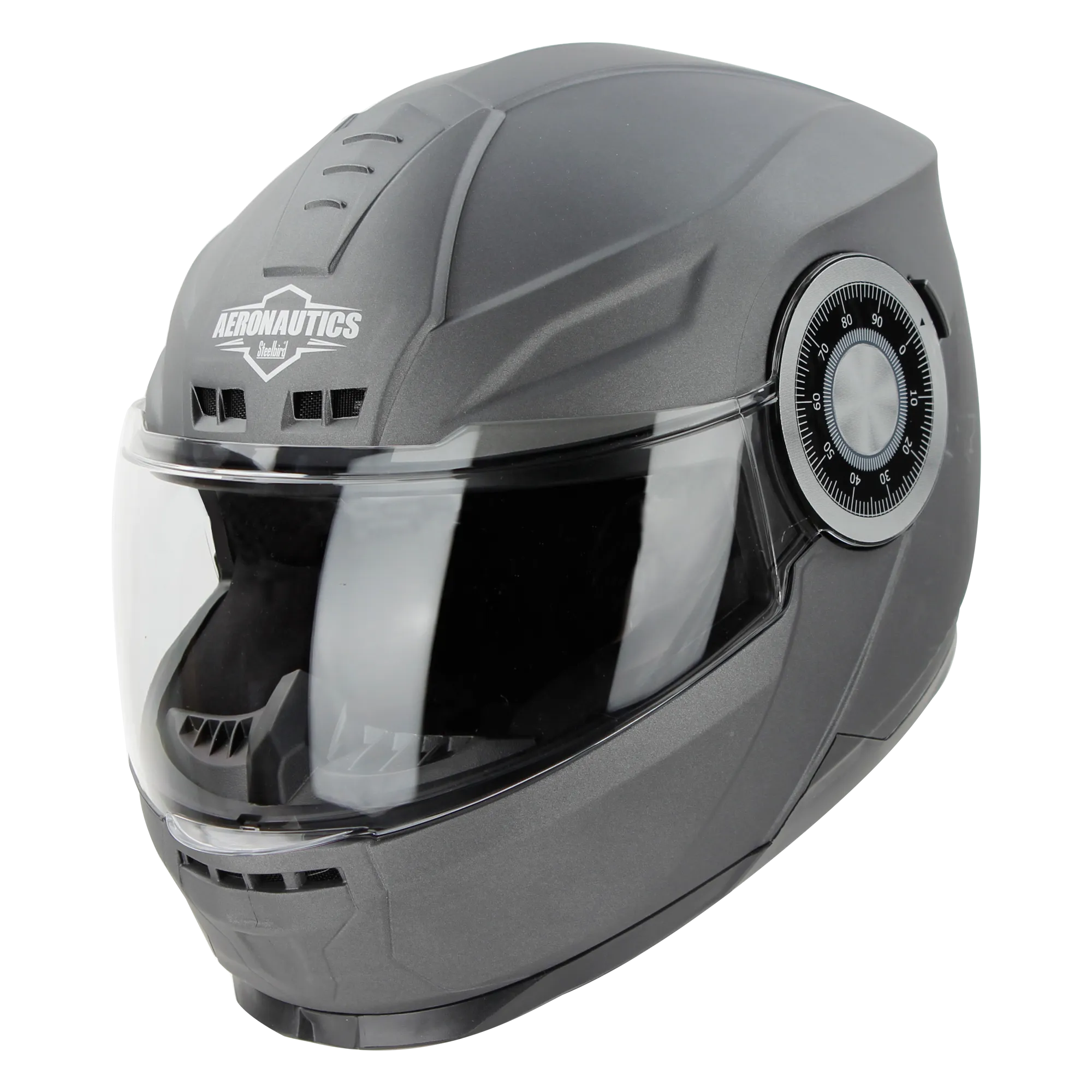 STEELBIRD SBH-40 MATT AXIS GREY C/V 600 MM