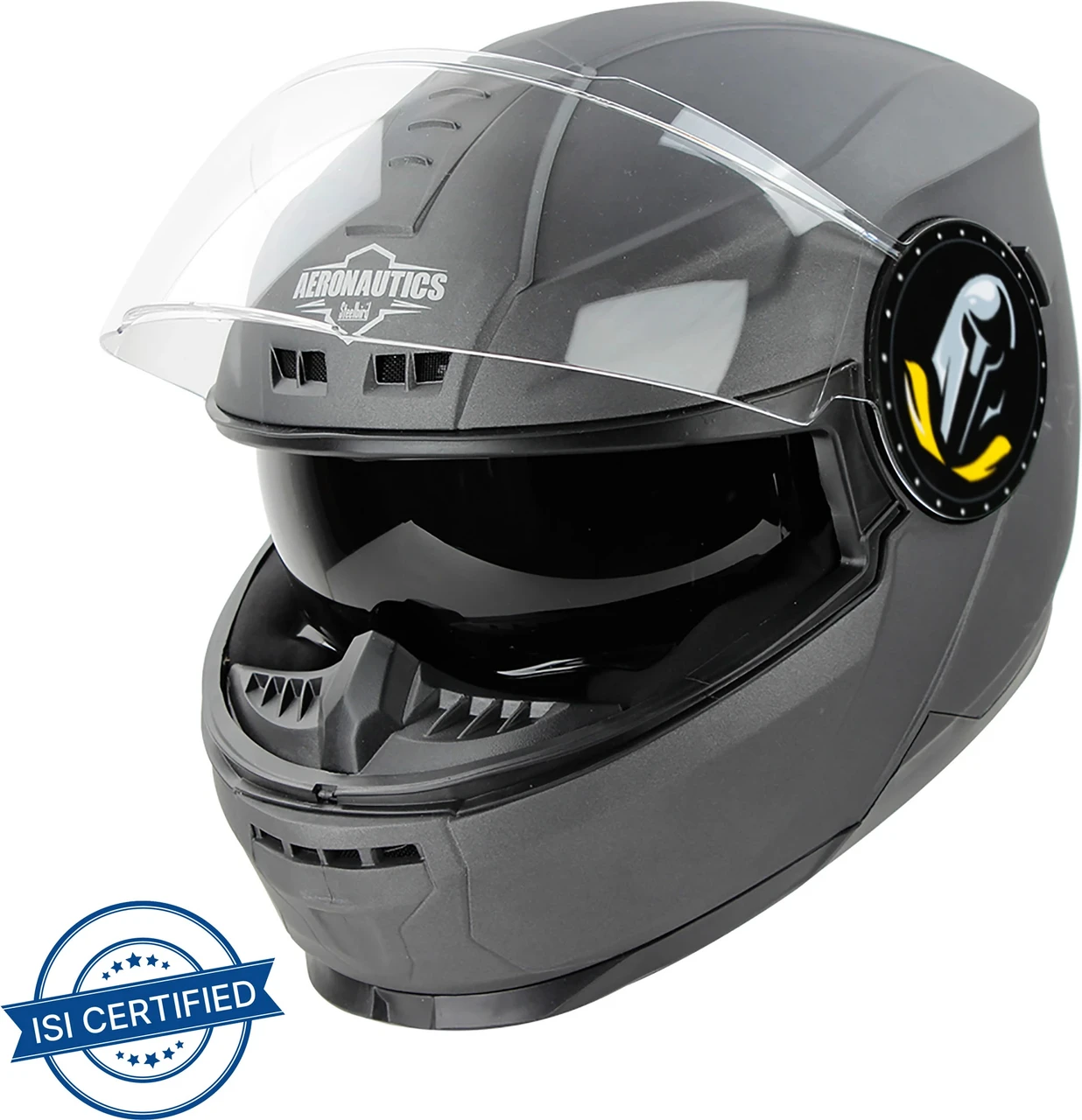 STEELBIRD SBH-40 GLOSSY AXIS GREY C/V 580 MM STEELBIRD SBH-40 GLOSSY AXIS GREY C/V 580 MM