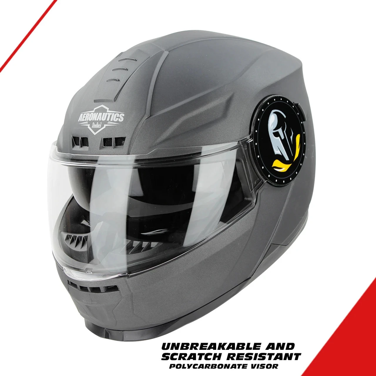 STEELBIRD SBH-40 GLOSSY AXIS GREY C/V 580 MM STEELBIRD SBH-40 GLOSSY AXIS GREY C/V 580 MM