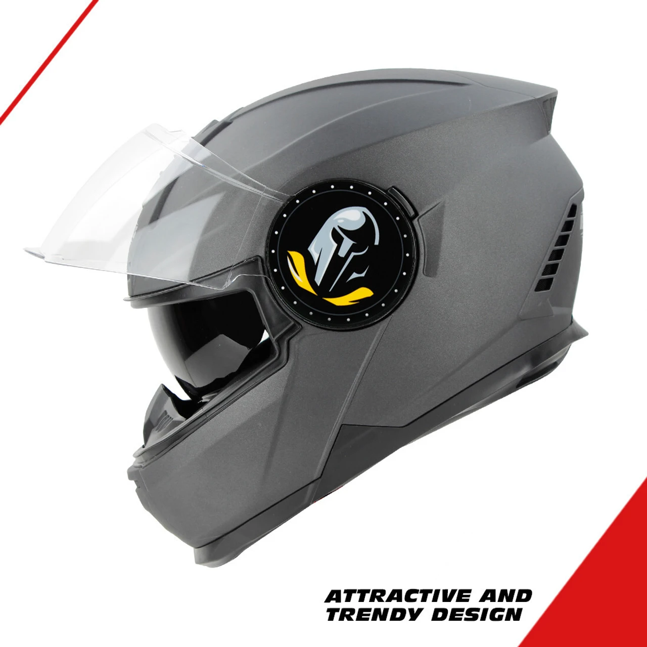STEELBIRD SBH-40 GLOSSY AXIS GREY C/V 580 MM STEELBIRD SBH-40 GLOSSY AXIS GREY C/V 580 MM