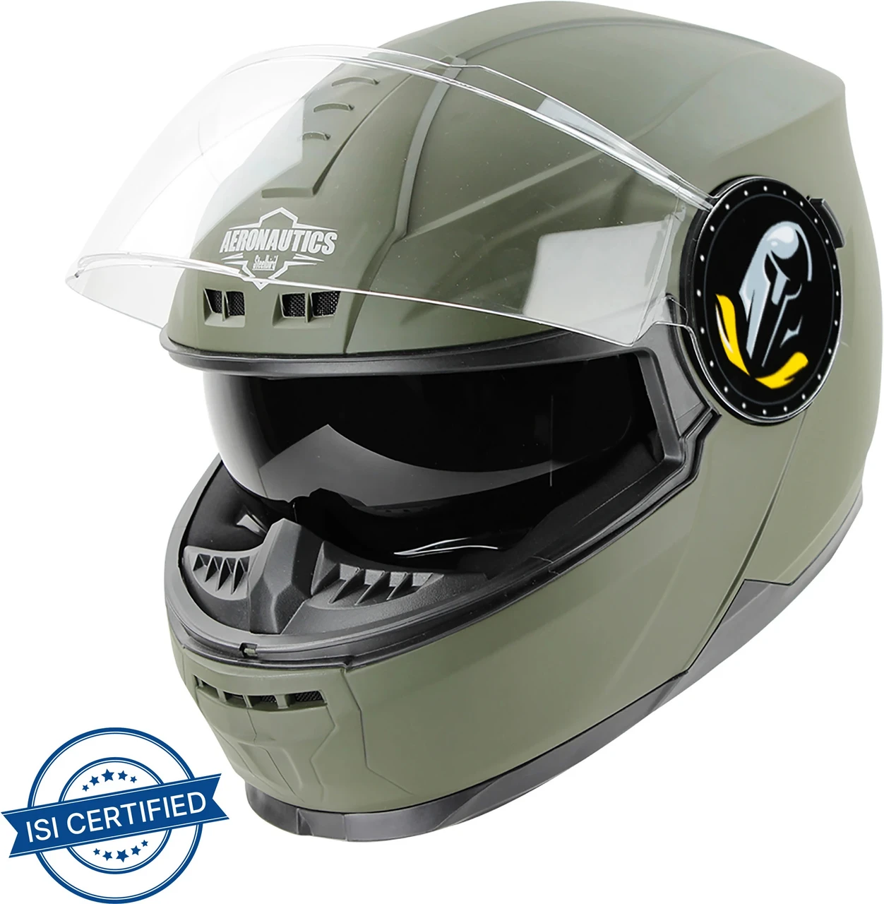 STEELBIRD SBH-40 MATT B.GREEN C/V 600 MM