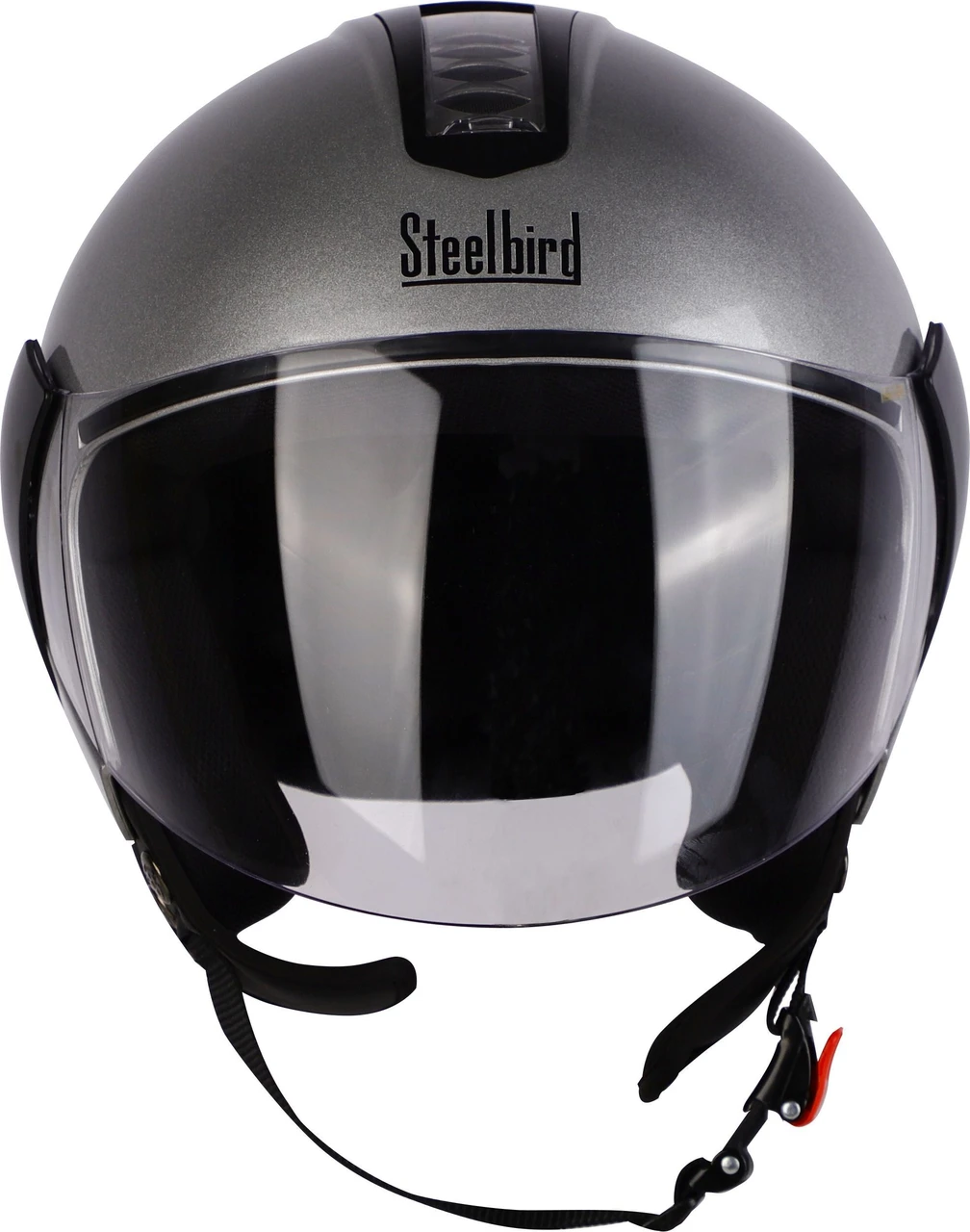STEELBIRD SBH-5 TRIPLE NINE GLOSSY SILVER C/V 580 MM STEELBIRD SBH-5 TRIPLE NINE GLOSSY SILVER C/V 580 MM