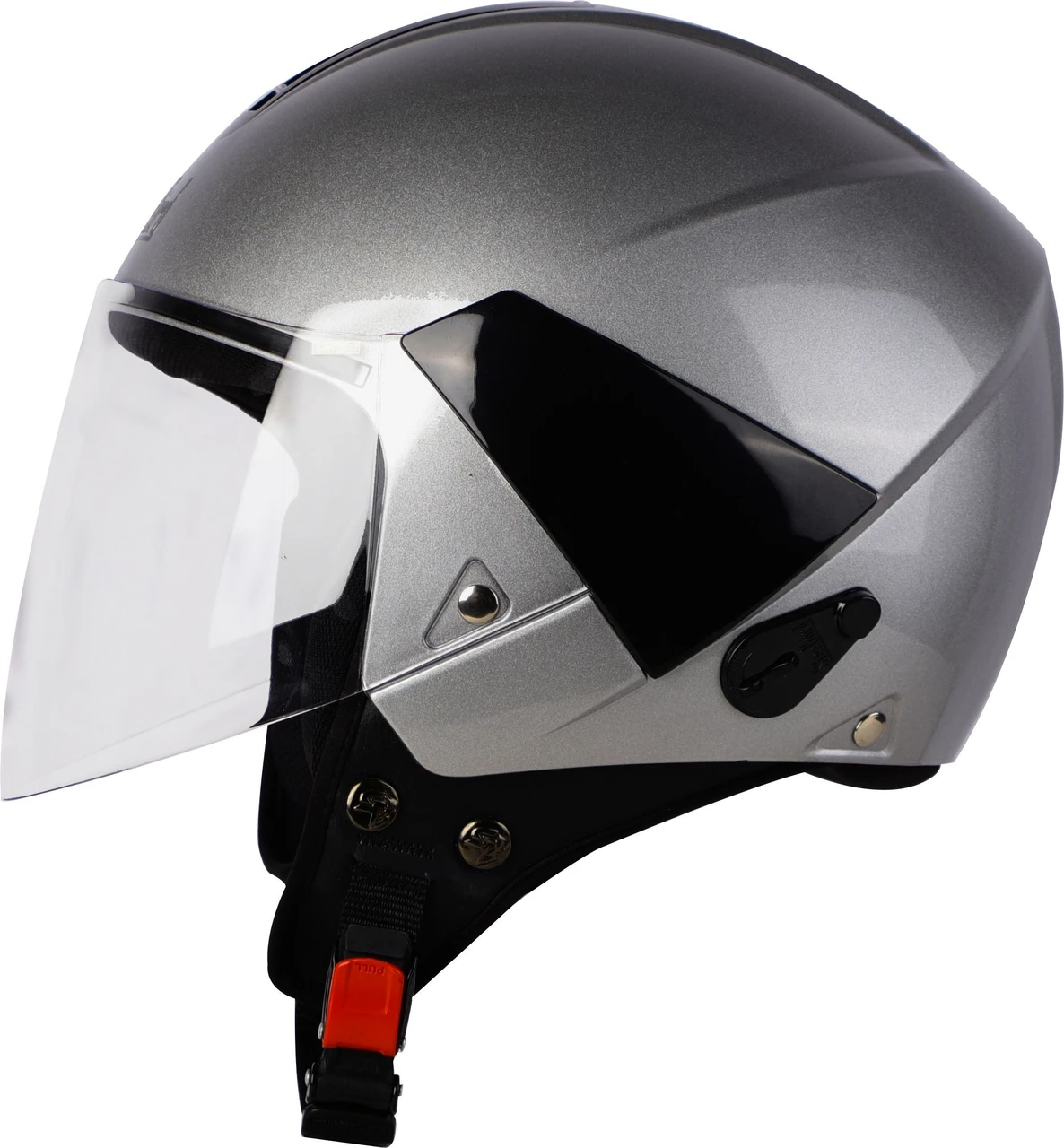 STEELBIRD SBH-5 TRIPLE NINE GLOSSY SILVER C/V 580 MM STEELBIRD SBH-5 TRIPLE NINE GLOSSY SILVER C/V 580 MM