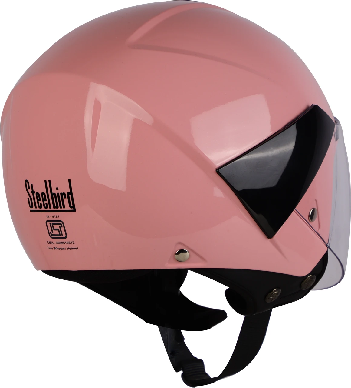 STEELBIRD SBH-5 TRIPLE NINE GLOSSY BABBY PINK C/V 580 MM STEELBIRD SBH-5 TRIPLE NINE GLOSSY BABBY PINK C/V 580 MM