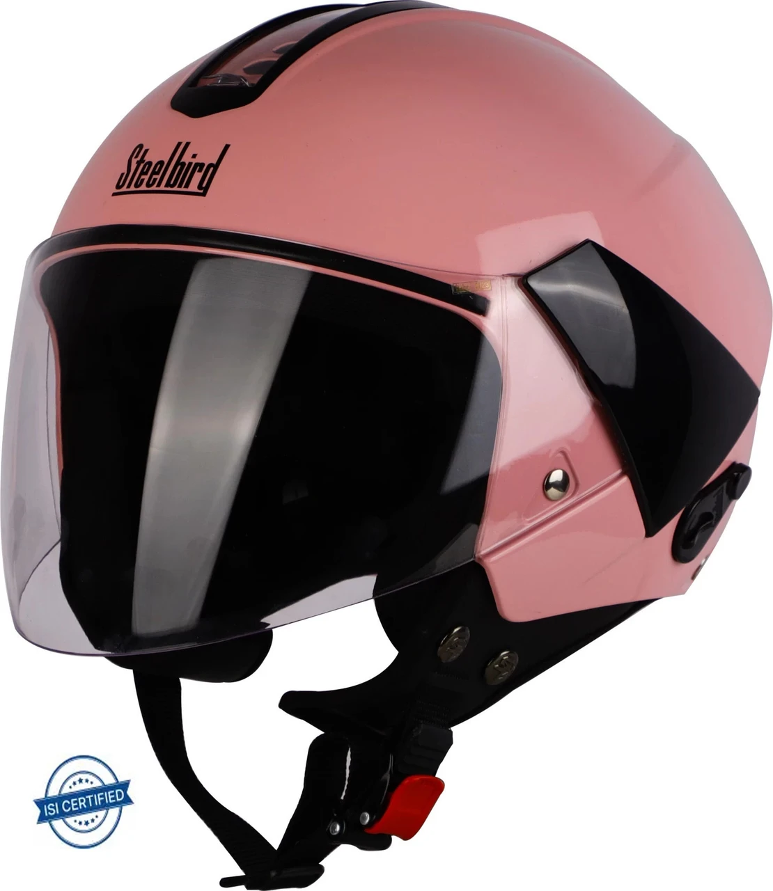 STEELBIRD SBH-5 TRIPLE NINE GLOSSY BABBY PINK C/V 600 MM STEELBIRD SBH-5 TRIPLE NINE GLOSSY BABBY PINK C/V 600 MM
