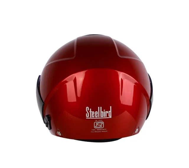 STEELBIRD SBH-5 TRIPLE NINE GLOSSY CHERRY RED C/V 600 MM STEELBIRD SBH-5 TRIPLE NINE GLOSSY CHERRY RED C/V 600 MM