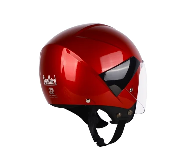 STEELBIRD SBH-5 TRIPLE NINE GLOSSY CHERRY RED C/V 600 MM STEELBIRD SBH-5 TRIPLE NINE GLOSSY CHERRY RED C/V 600 MM