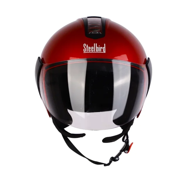 STEELBIRD SBH-5 TRIPLE NINE GLOSSY CHERRY RED C/V 600 MM STEELBIRD SBH-5 TRIPLE NINE GLOSSY CHERRY RED C/V 600 MM