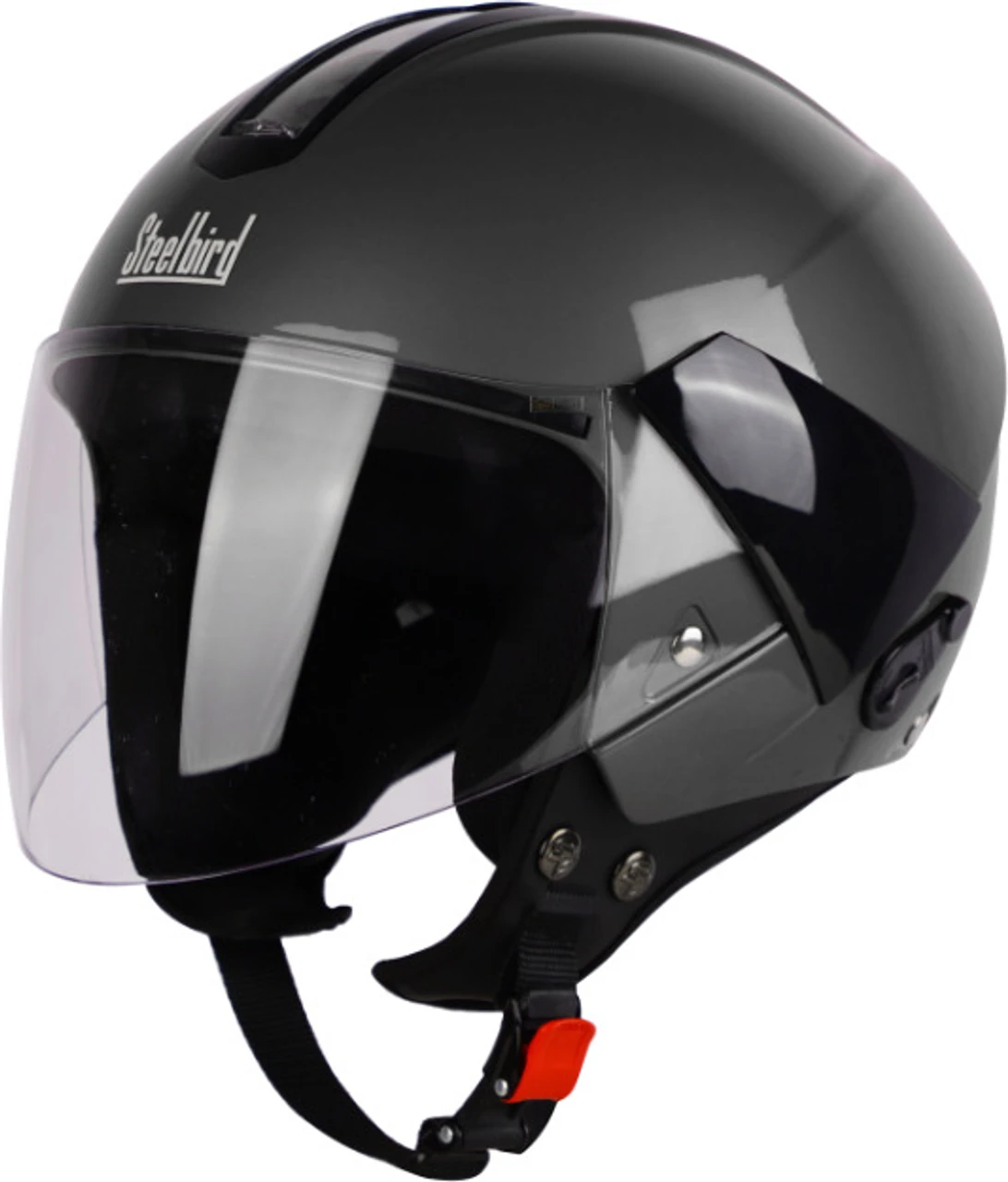 STEELBIRD SBH-5 TRIPLE NINE GLOSSY HONDA GREY C/V 600 MM