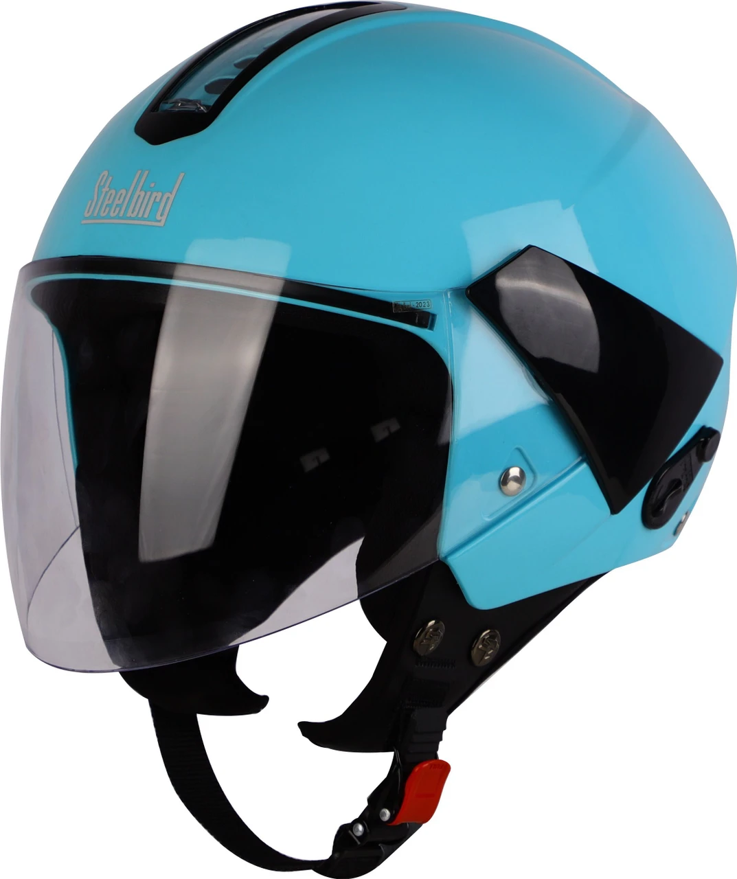 STEELBIRD SBH-5 TRIPLE NINE GLOSSY JAZZ BLUE C/V 580 MM