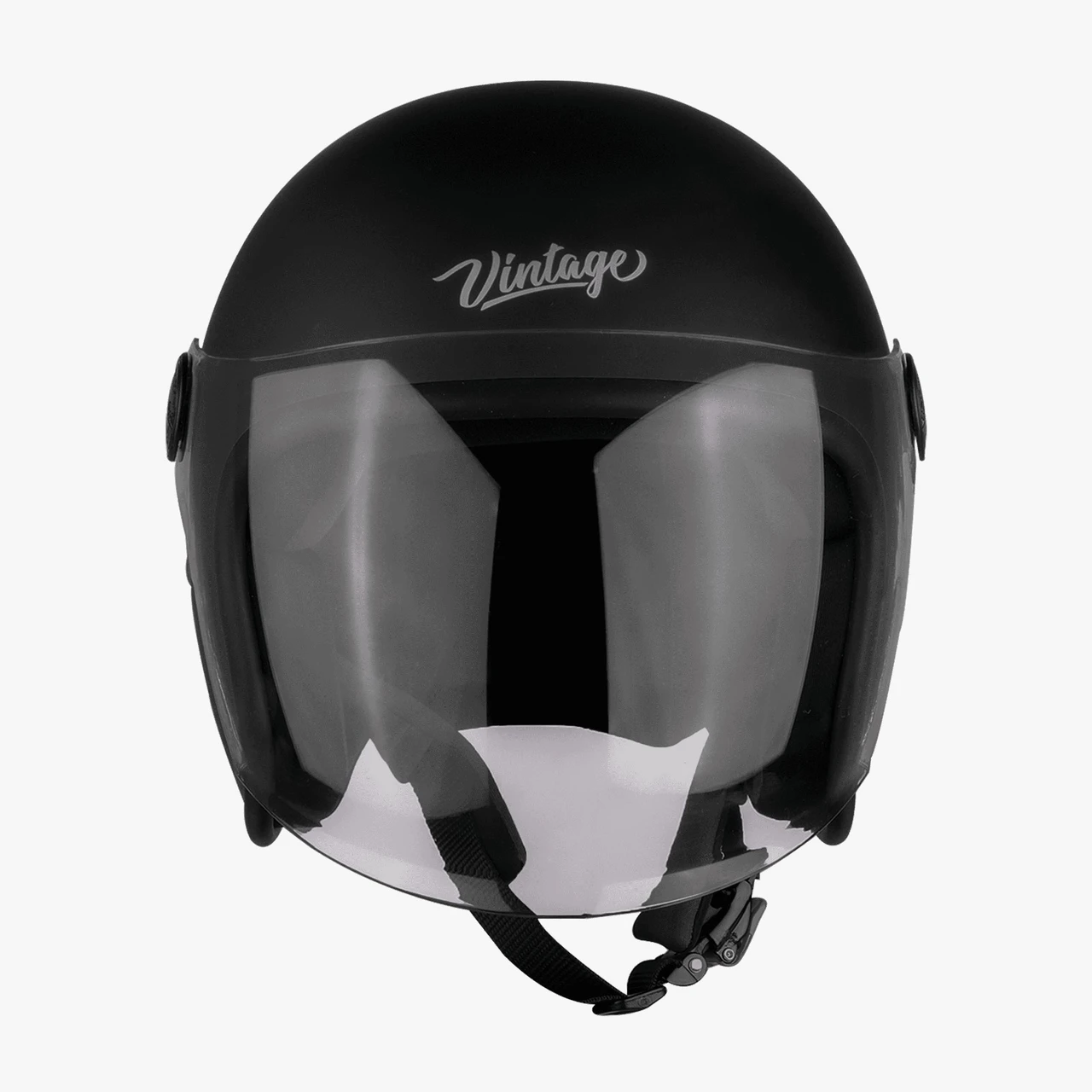 STEELBIRD SBH-56 VINTAGE GLOSSY BLACK C/V 580 MM (LONG VISOR) STEELBIRD SBH-56 VINTAGE GLOSSY BLACK C/V 580 MM (LONG VISOR)