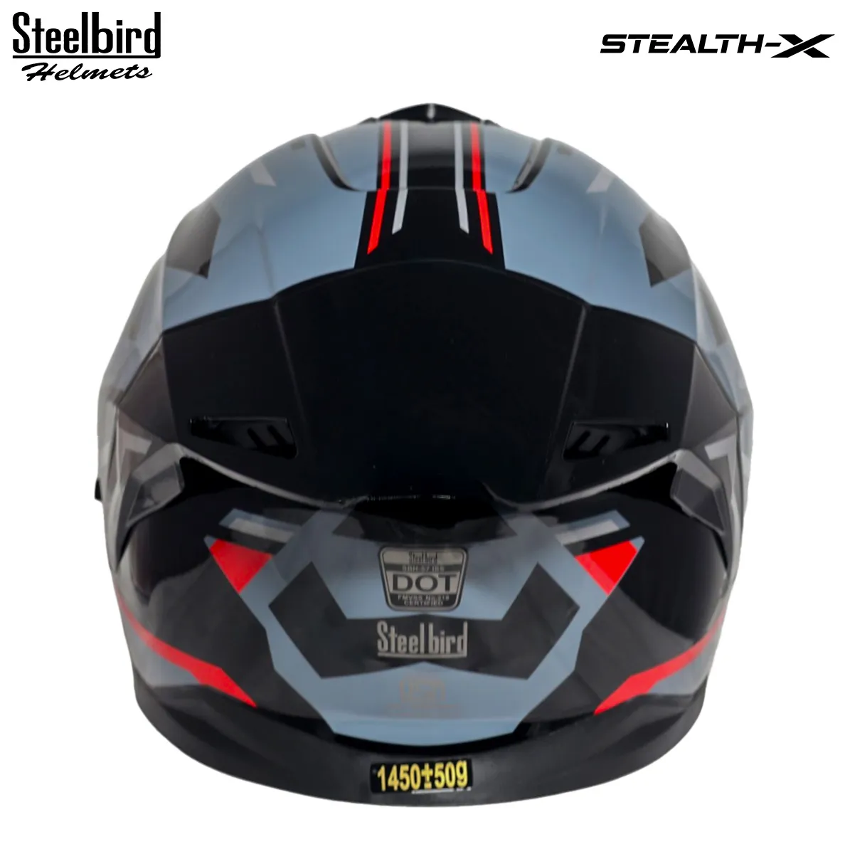 STEELBIRD SBH-57 ISS FIGHTER STEALTH X GLOSSY BLACK/RED C/V 580MM WITH EXTRA SMOKE VISOR STEELBIRD SBH-57 ISS FIGHTER STEALTH X GLOSSY BLACK/RED C/V 580MM WITH EXTRA SMOKE VISOR