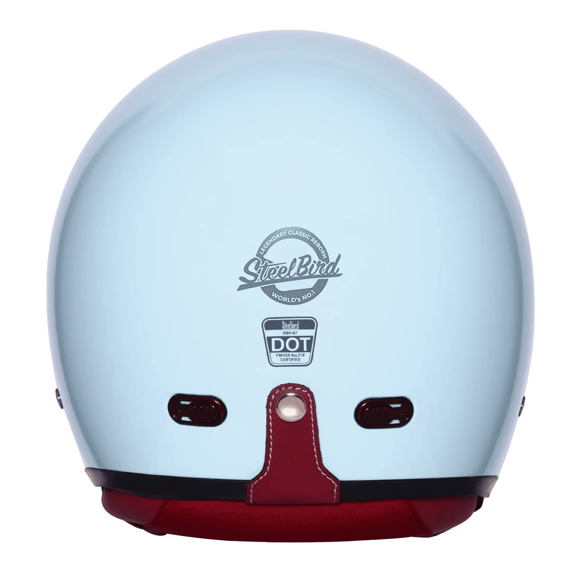 STEELBIRD SBH-67 VINTAGE DOT 5.0 GLOSSY MIST GREEN C/V 600 MM WITH EXTRA SMOKE VISOR STEELBIRD SBH-67 VINTAGE DOT 5.0 GLOSSY MIST GREEN C/V 600 MM WITH EXTRA SMOKE VISOR