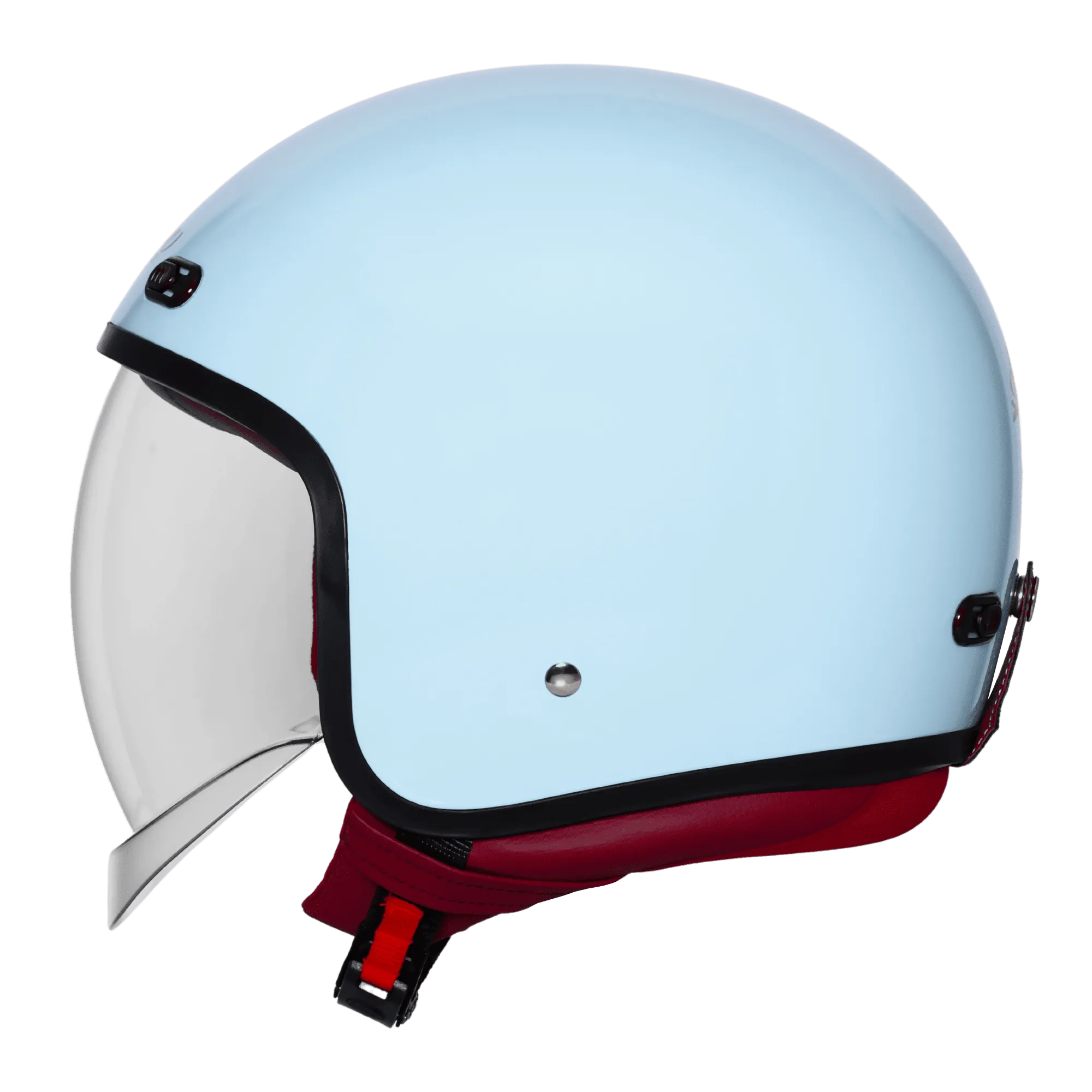 STEELBIRD SBH-67 VINTAGE DOT 5.0 GLOSSY MIST GREEN C/V 600 MM WITH EXTRA SMOKE VISOR STEELBIRD SBH-67 VINTAGE DOT 5.0 GLOSSY MIST GREEN C/V 600 MM WITH EXTRA SMOKE VISOR