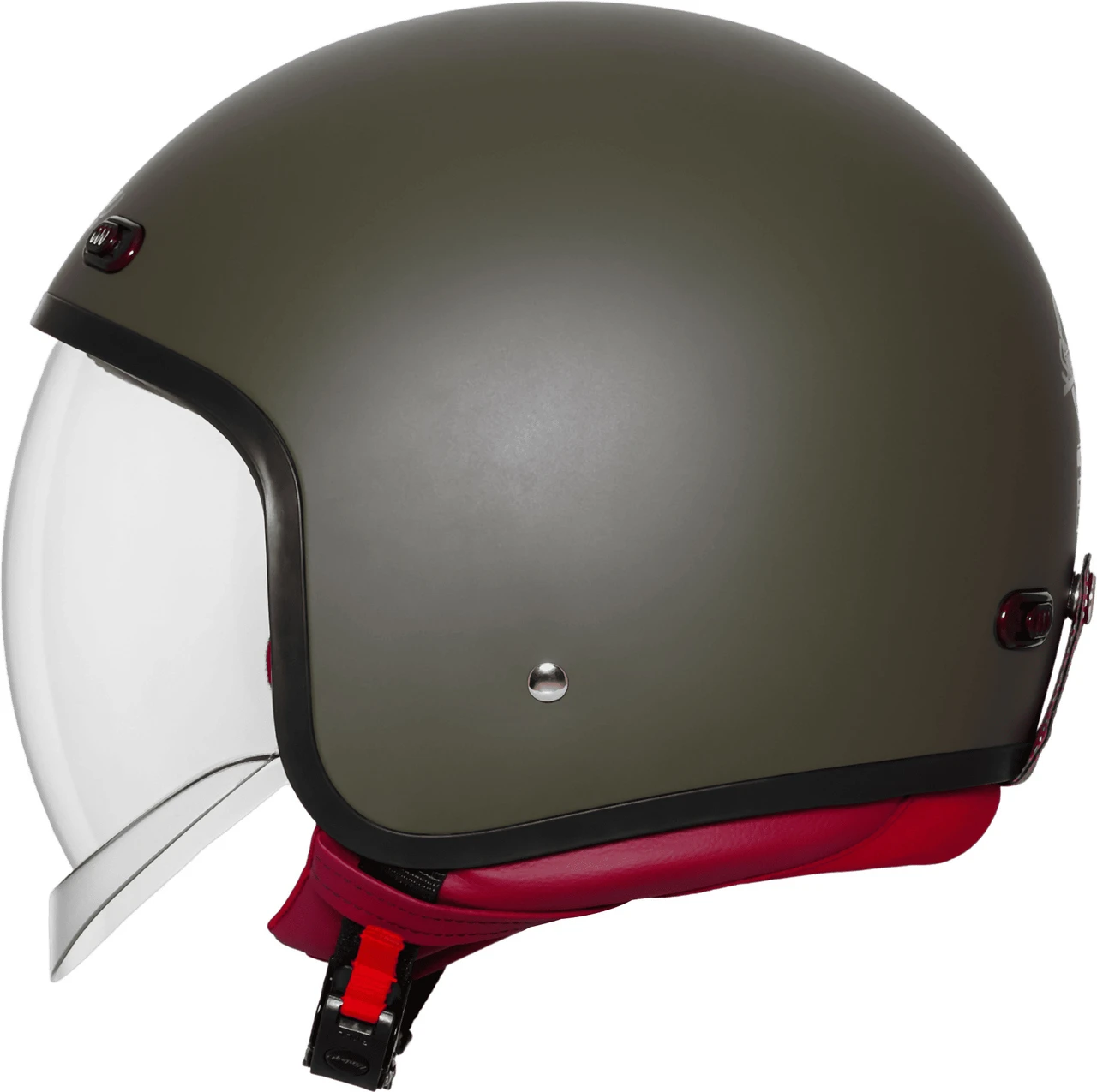 STEELBIRD SBH-67 VINTAGE DOT 5.0 MATT BATTLE GREEN C/V 620 MM WITH EXTRA SMOKE VISOR STEELBIRD SBH-67 VINTAGE DOT 5.0 MATT BATTLE GREEN C/V 620 MM WITH EXTRA SMOKE VISOR