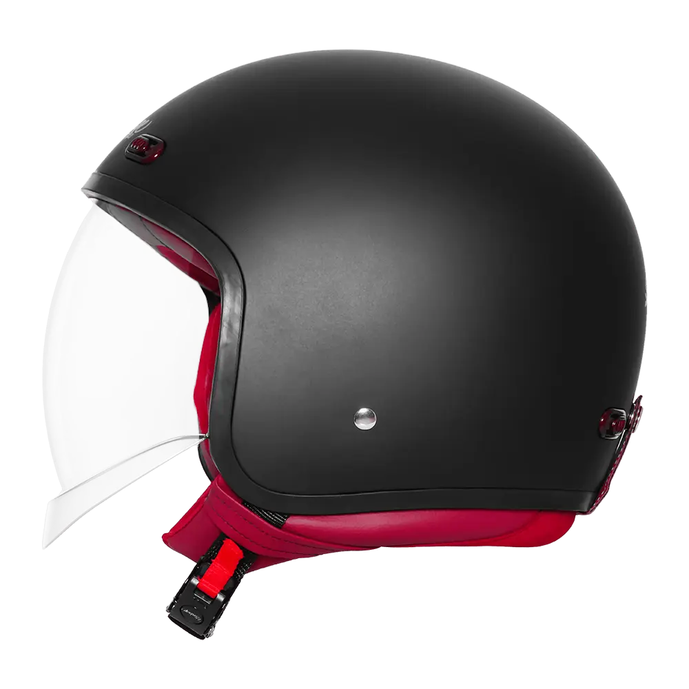 STEELBIRD SBH-67 VINTAGE DOT 5.0 GLOSSY BLACK C/V 600 MM WITH EXTRA SMOKE VISOR STEELBIRD SBH-67 VINTAGE DOT 5.0 GLOSSY BLACK C/V 600 MM WITH EXTRA SMOKE VISOR