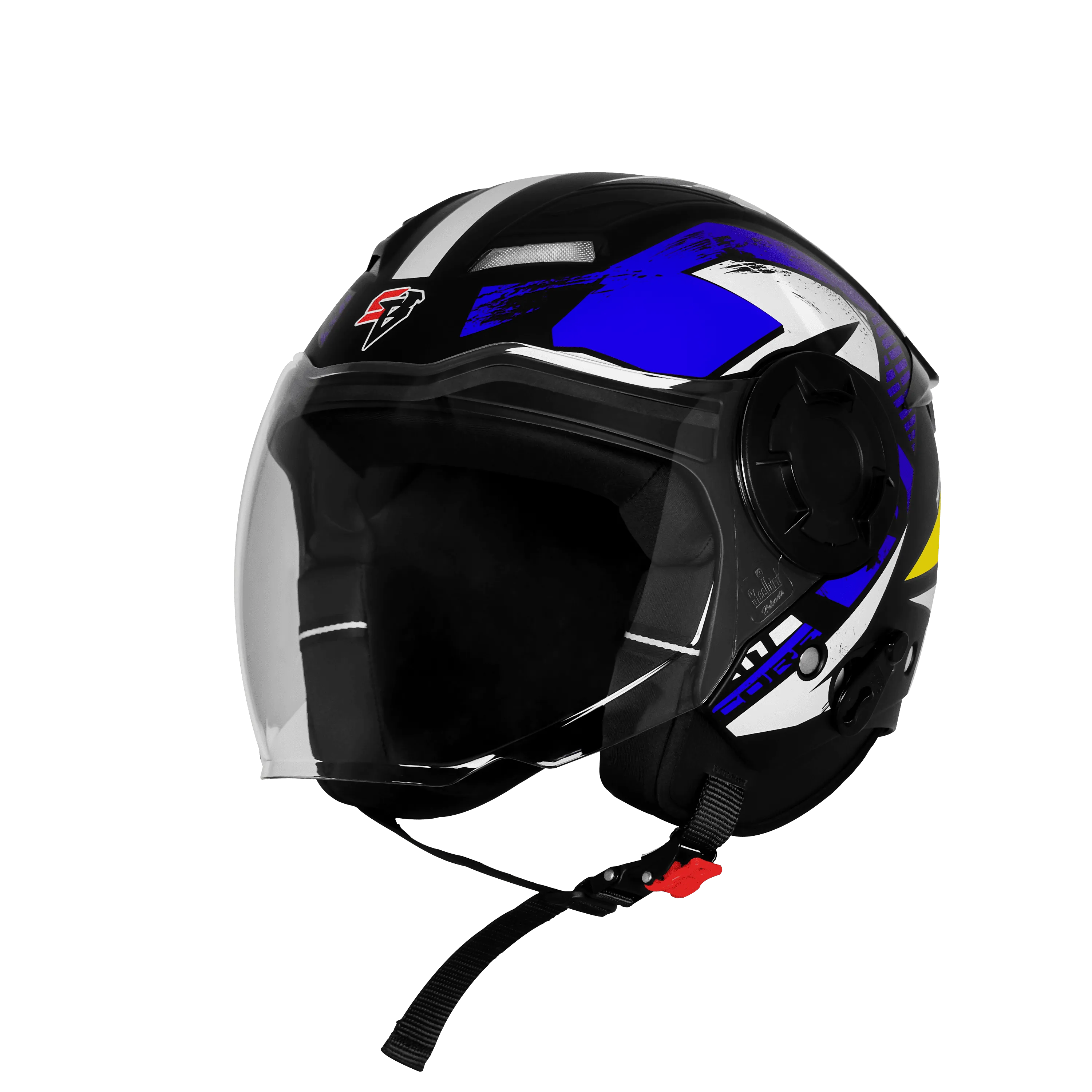 STEELBIRD SBH-73 DRX RF CORE MATT BLACK/BLUE 600 MM