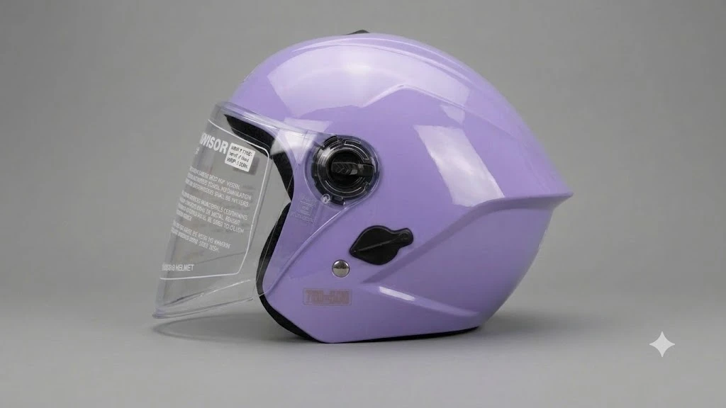 STEELBIRD SBH-80 FAIRY GLOSSY PURPLE C/V 580MM