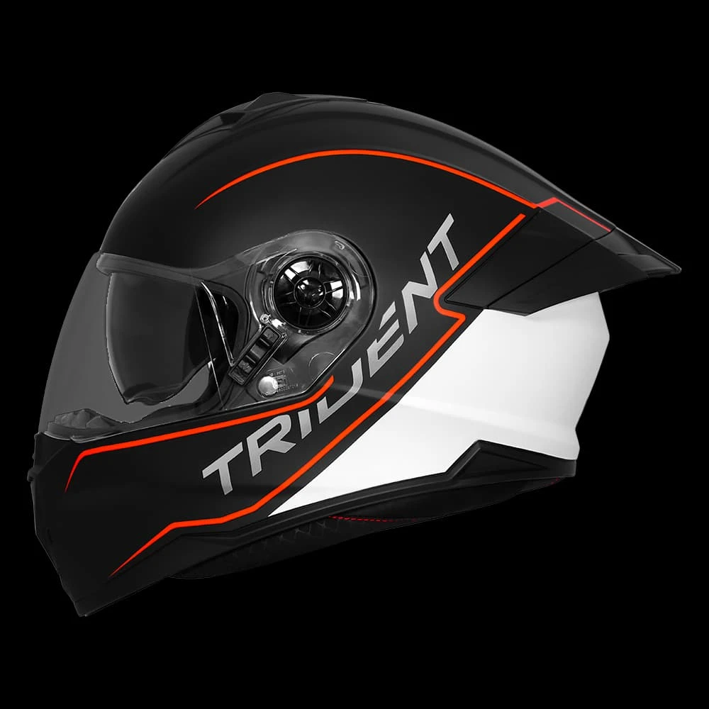 STEELBIRD SBH-88 ISS TRIDENT TR-1 GLOSSY BLACK/ORANGE C/V 600MM STEELBIRD SBH-88 ISS TRIDENT TR-1 GLOSSY BLACK/ORANGE C/V 600MM