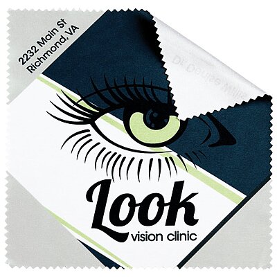 Custom 6" x 6" Microfiber Cleaning Cloth (Sublimation Ready) – 50 Pack