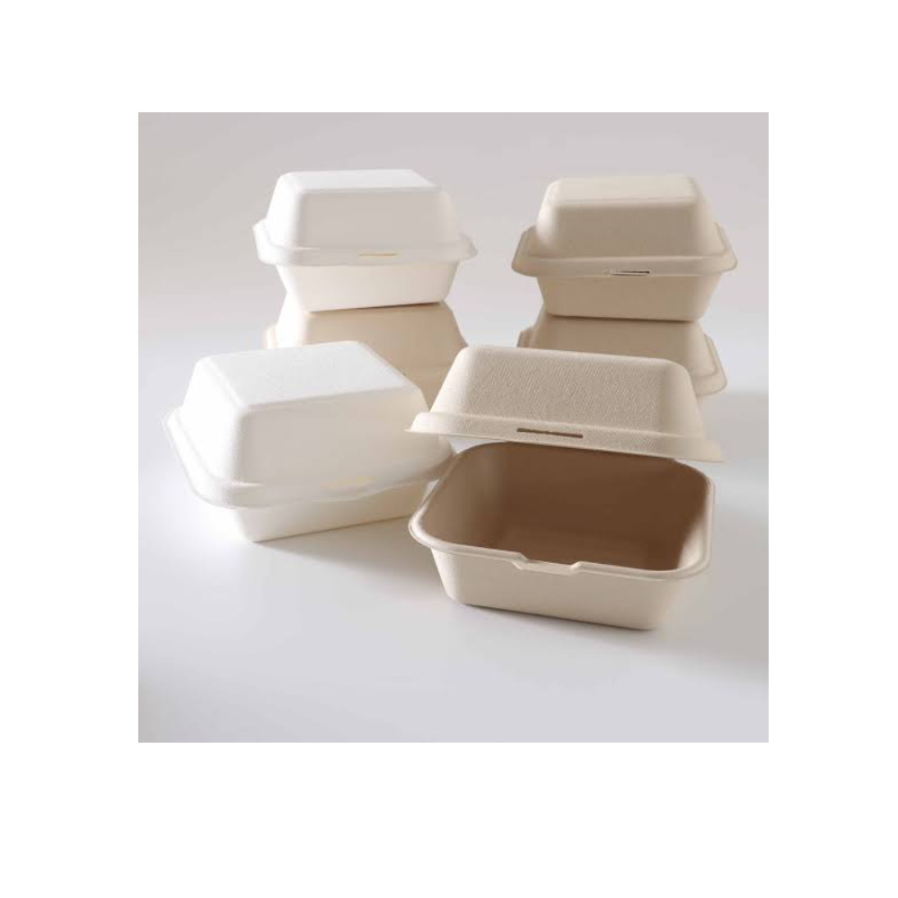 BURGER BOX - SUGARCANE