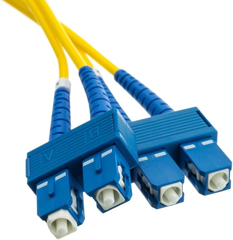 SC Single Mode Duplex Fiber Optic Connector