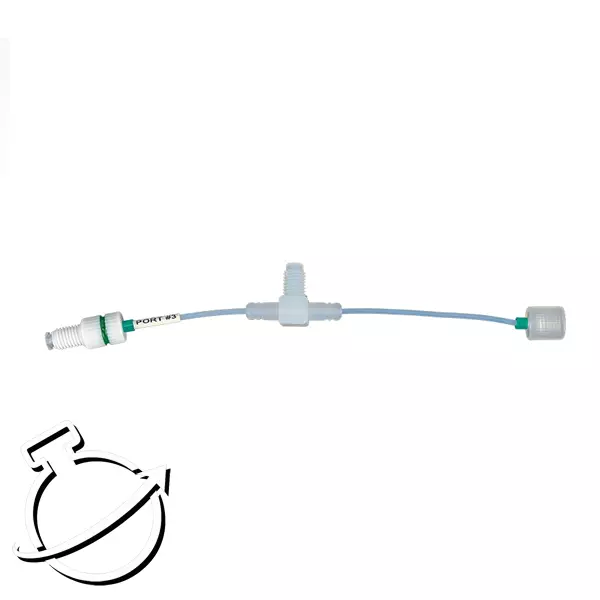 Internal Standards Addition Tee for ST Nebulizers - 0.25 mm ID - 14 cm Length