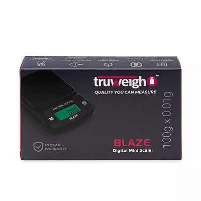 Truweigh Blaze Scale - 100g x 0.01g - Black