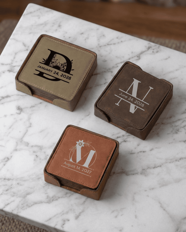 Saddle Collection Coasters, Set of 6