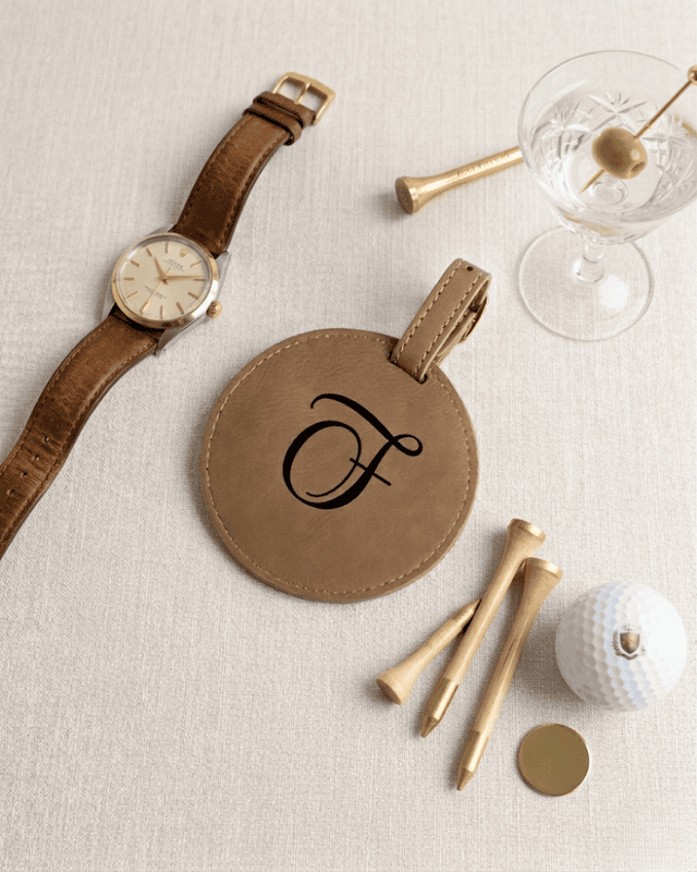 Saddle Collection Golf Tee Set