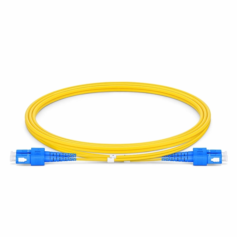 SC-SC single mode duplex 1M fibre optic patch cable