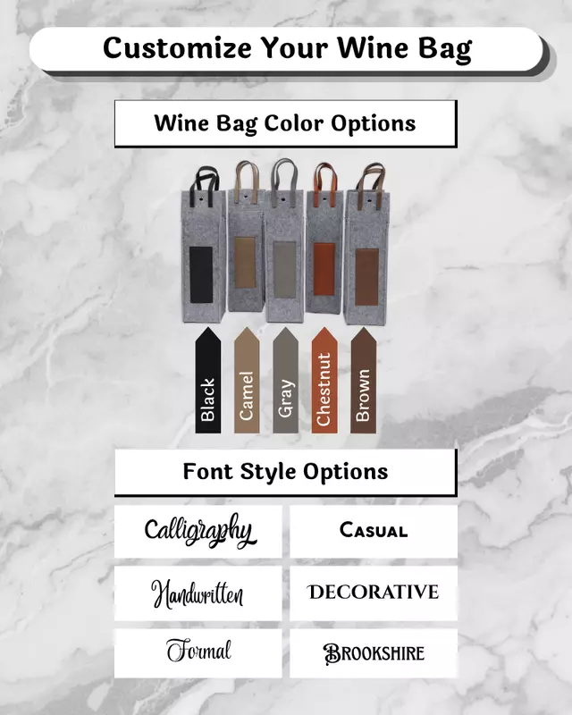 Saddle Collection Wine Bag