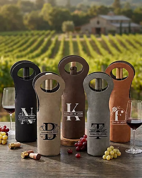 Saddle Collection Wine tote