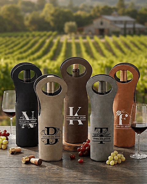 Saddle Collection Wine tote