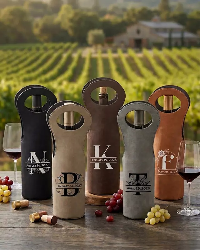 Saddle Collection Wine tote