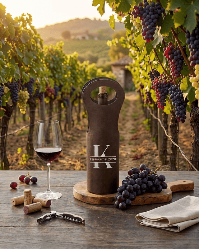 Saddle Collection Wine tote