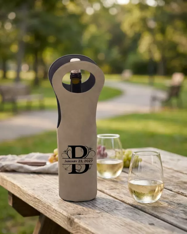 Saddle Collection Wine tote