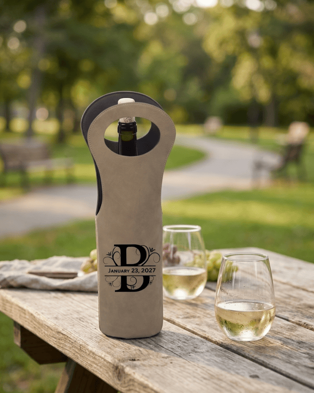 Saddle Collection Wine tote