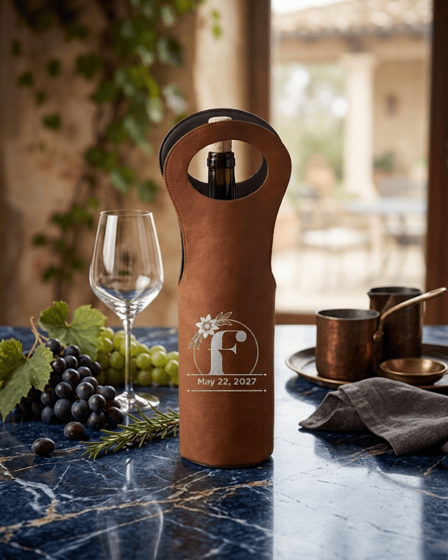 Saddle Collection Wine tote