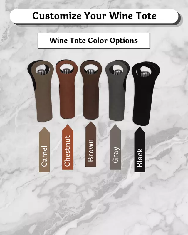 Saddle Collection Wine tote