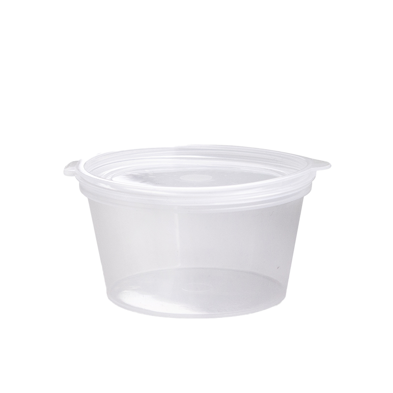 Portion Container with Hinged Lid 50ml Clear Ctn 1,000